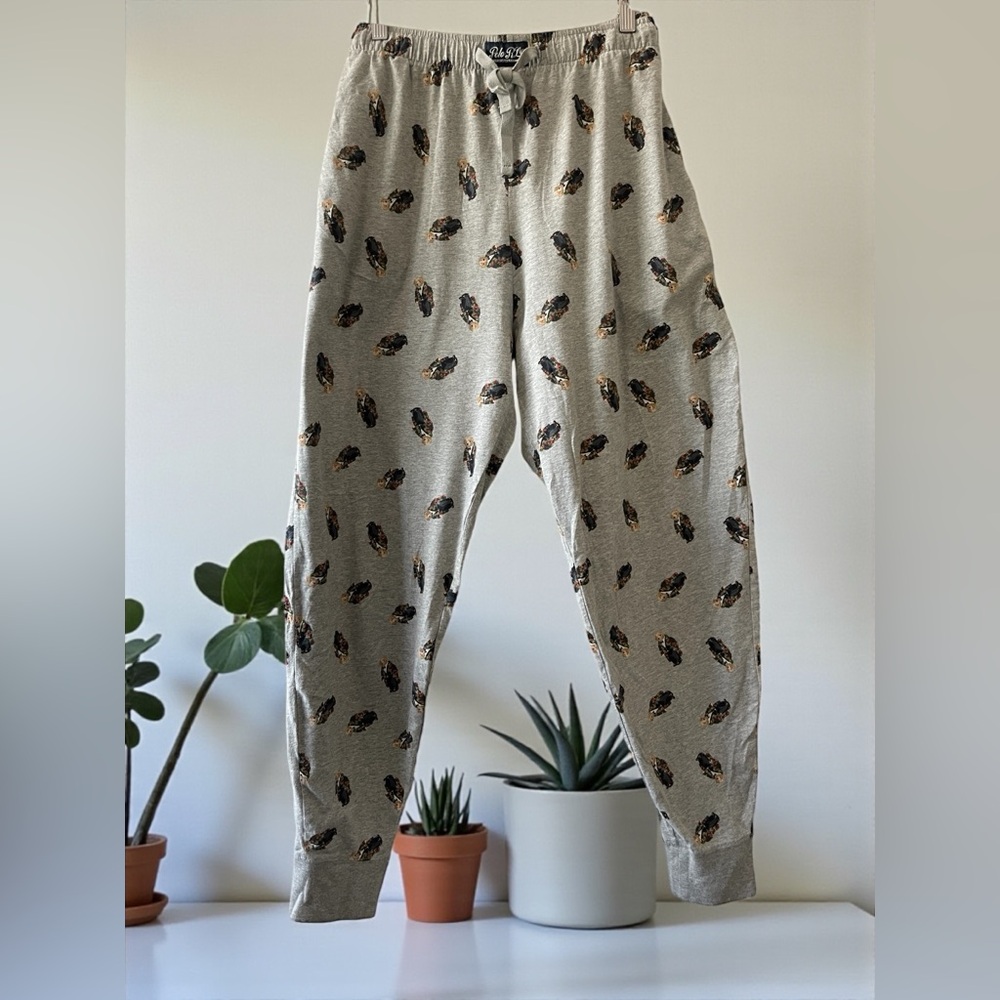 Polo Ralph Lauren Bear Jogger Pants Men XL | Polo Bear Lounge Sweatpants Jersey - Picture 5 of 5